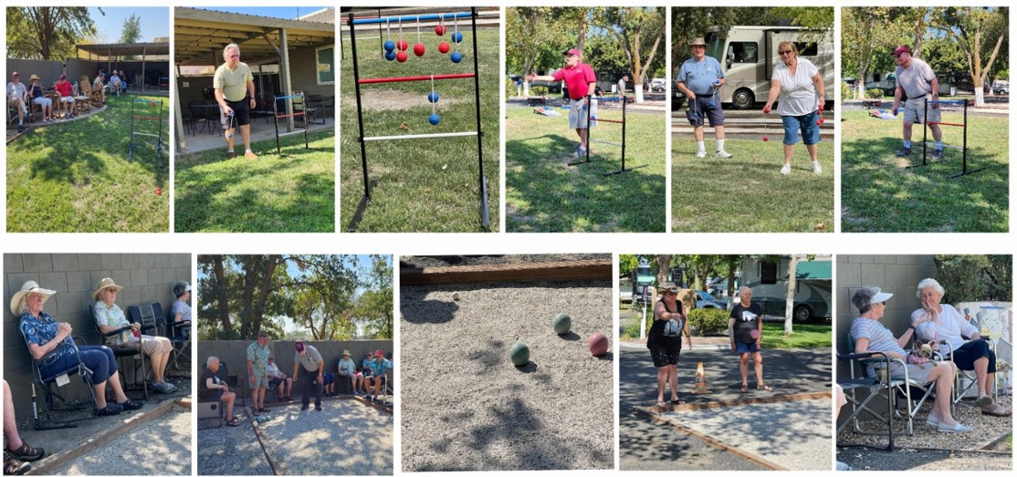 Members playing games